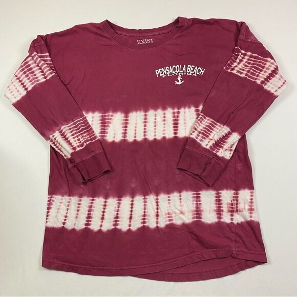 Pensacola Beach Florida T-Shirt Women’s Large‎ Tie-Dye Surf Destination Vacation - Picture 1 of 10